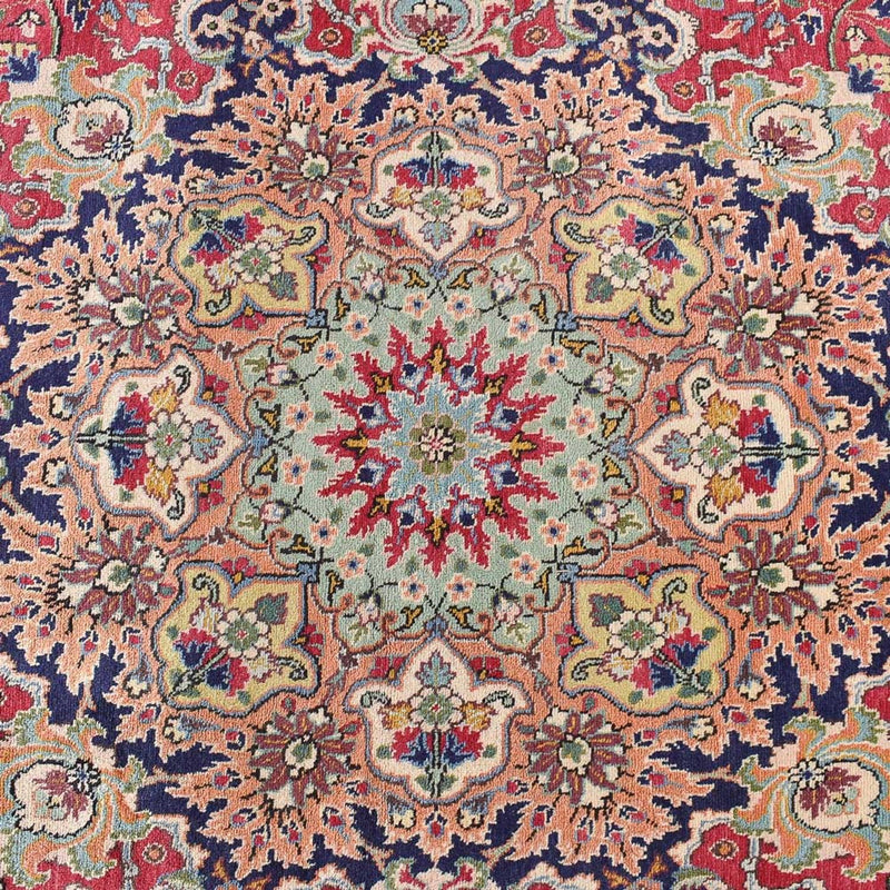Täbriz - 40 Raj Teppich 343x508cm - Perserteppich - rot
