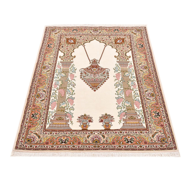 Täbriz - 50 Raj Teppich 102x160cm - Perserteppich - mehrfarbig
