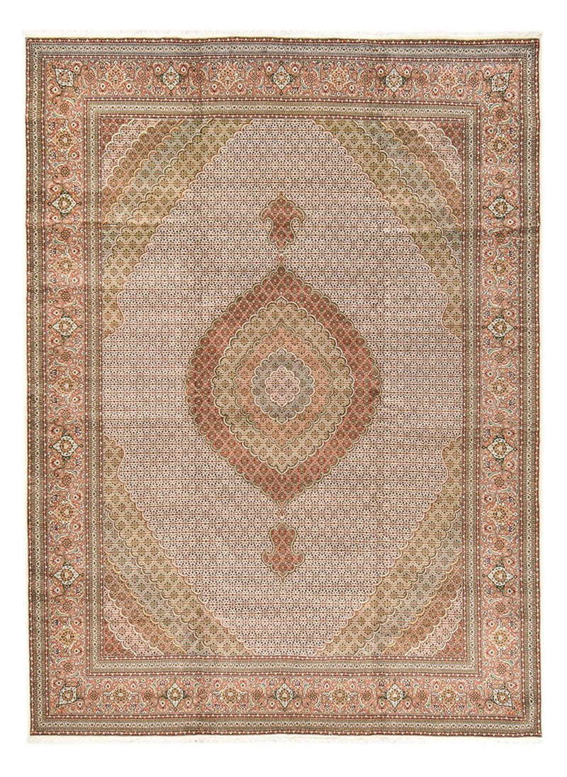 Täbriz - 50 Raj Teppich 356x500cm - Perserteppich - dunkelbeige