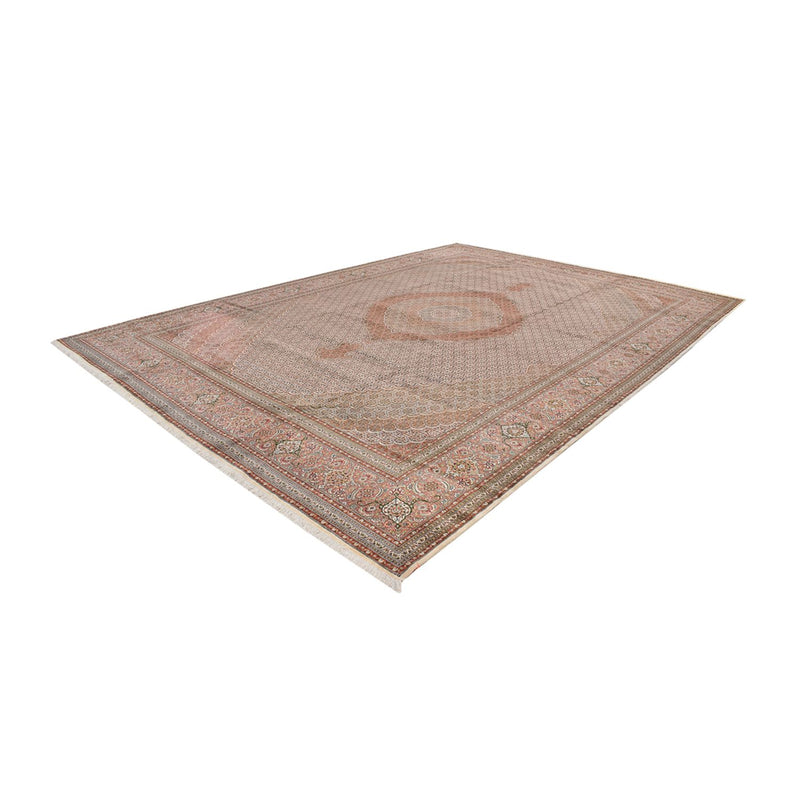 Täbriz - 50 Raj Teppich 356x500cm - Perserteppich - dunkelbeige