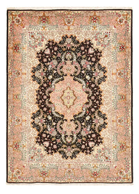 Täbriz - 50 Raj Teppich 151x210cm - Perserteppich - dunkelblau – product image