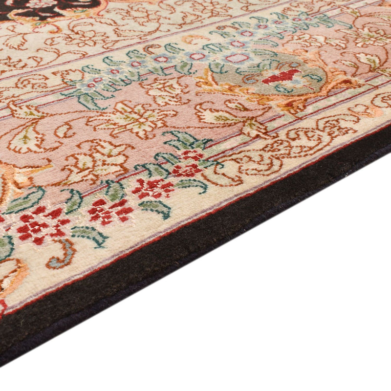 Täbriz - 50 Raj Teppich 151x210cm - Perserteppich - dunkelblau