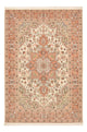 Täbriz - 50 Raj Teppich 102x159cm - Perserteppich - hellrot