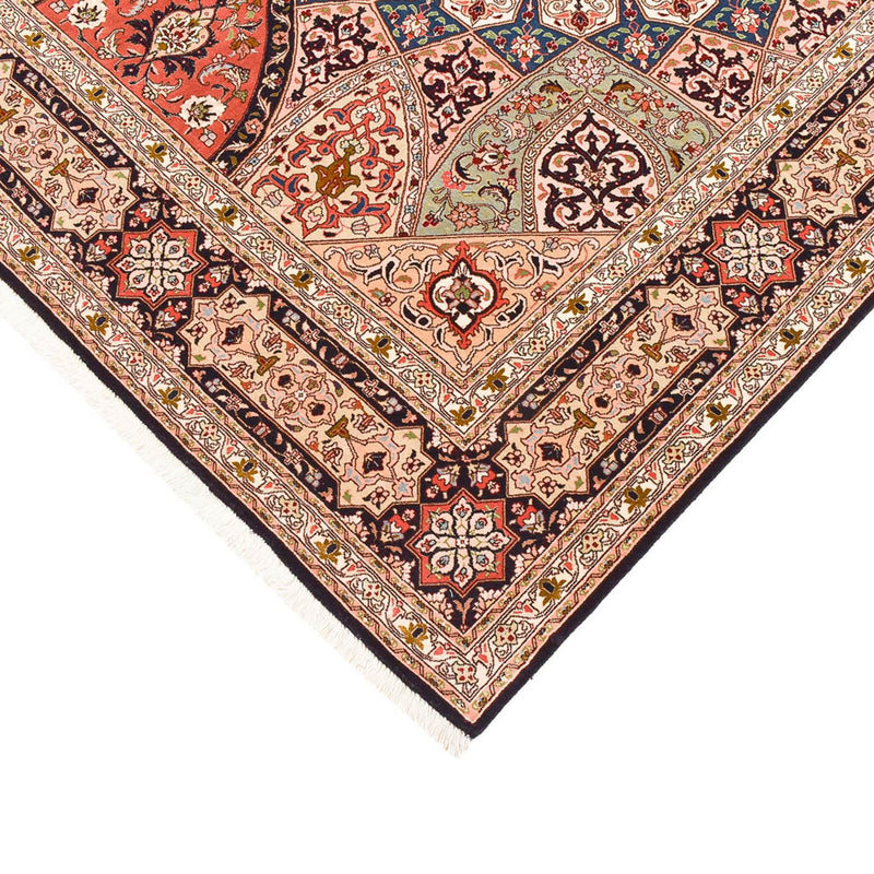 Täbriz - 50 Raj Teppich 205x260cm - Perserteppich - dunkelbeige