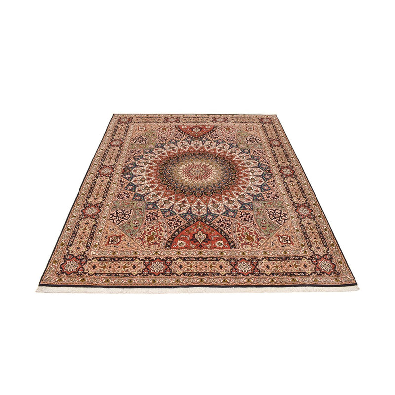 Täbriz - 50 Raj Teppich 205x260cm - Perserteppich - dunkelbeige
