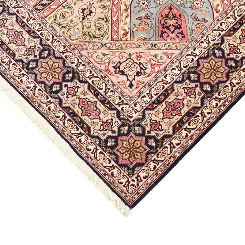 Täbriz - 50 Raj Teppich 208x250cm - Perserteppich - dunkelbeige