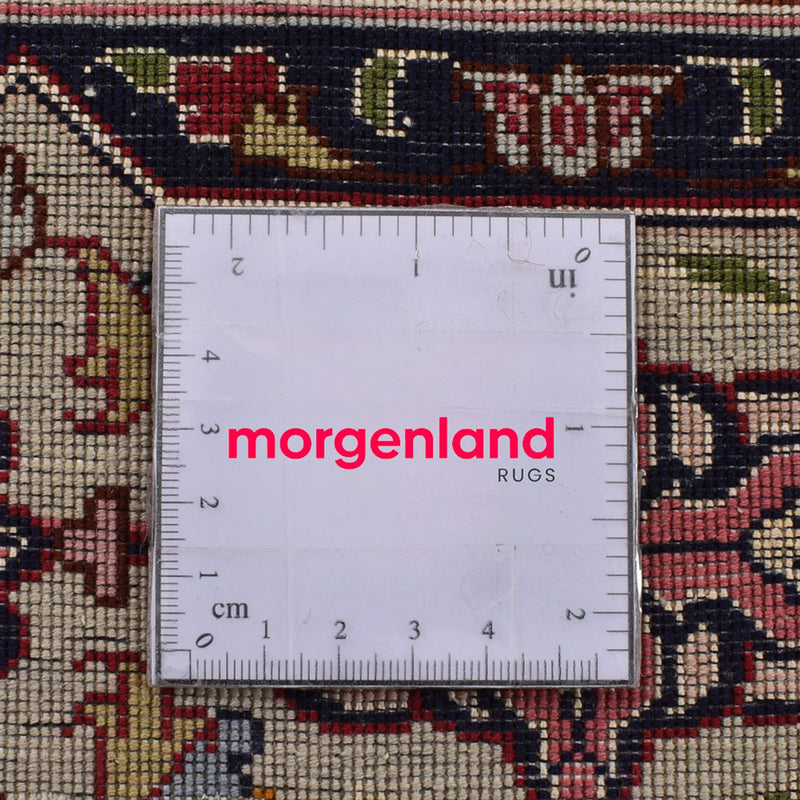 Täbriz - 50 Raj Teppich 208x250cm - Perserteppich - dunkelbeige