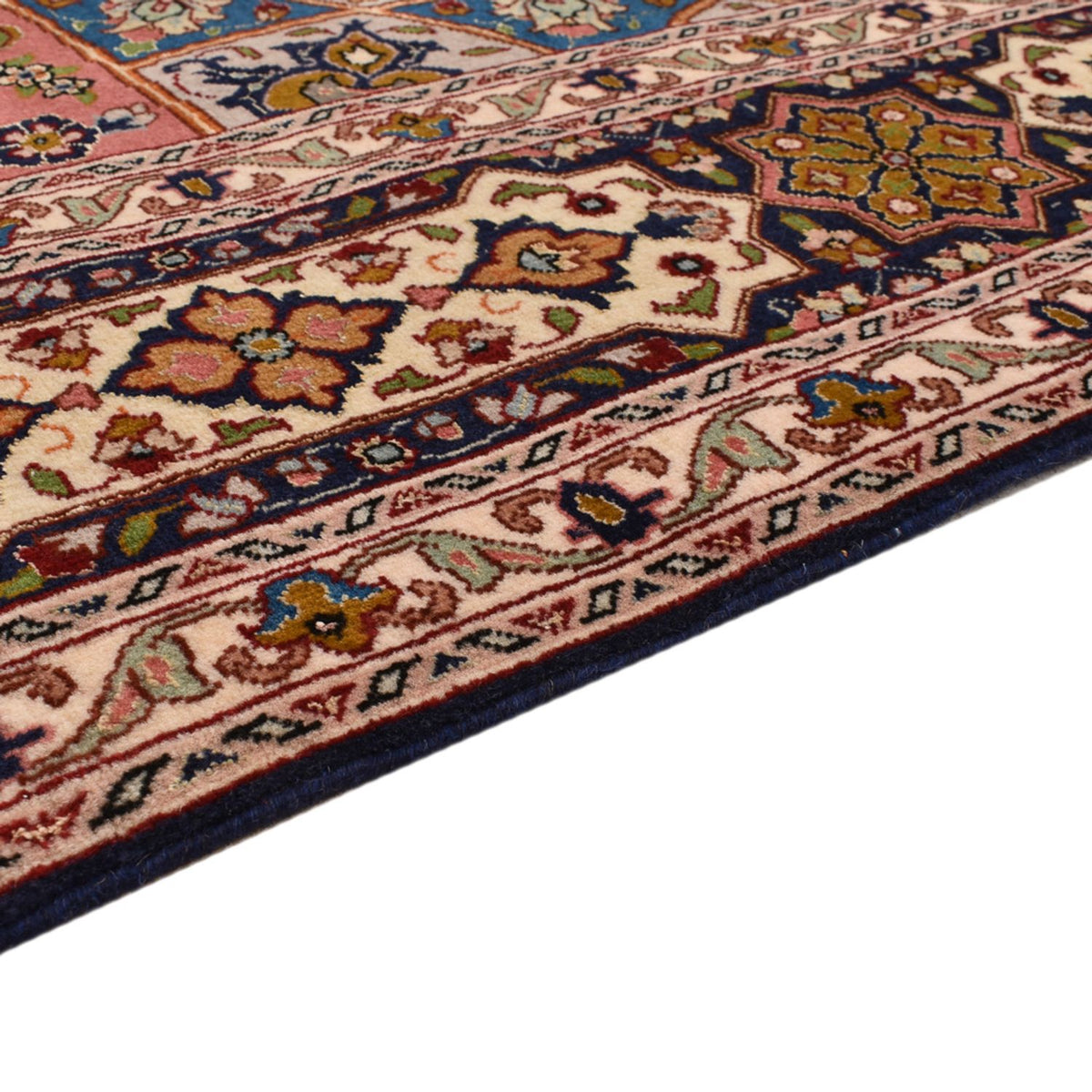 Täbriz - 50 Raj Teppich 170x250cm - Perserteppich - dunkelbeige