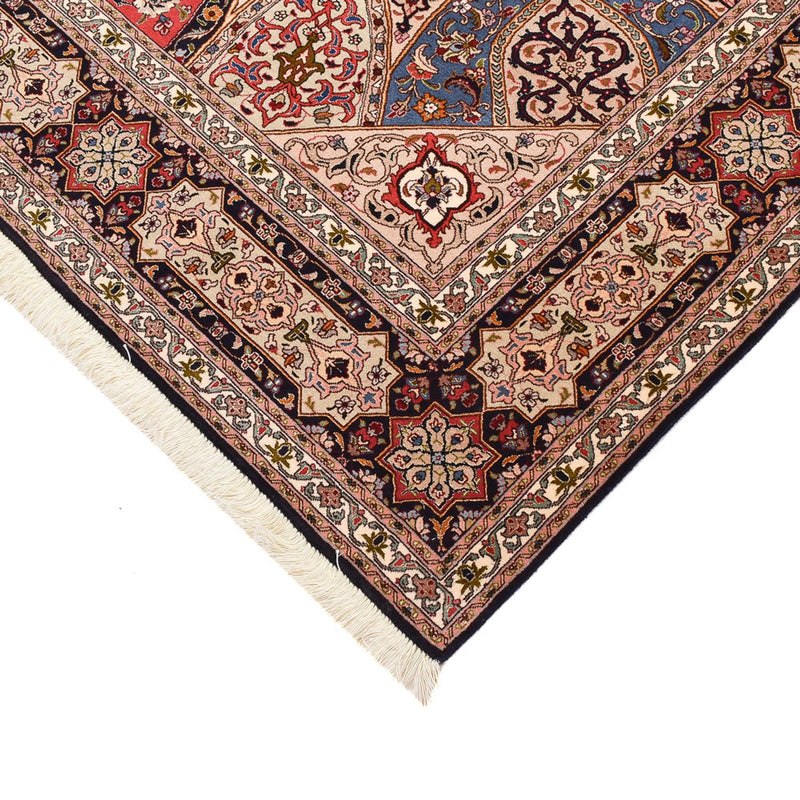 Täbriz - 50 Raj Teppich 205x255cm - Perserteppich - dunkelbeige