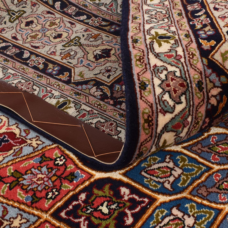 Täbriz - 50 Raj Teppich 205x255cm - Perserteppich - dunkelbeige