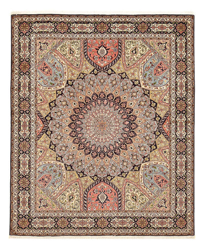 Täbriz - 50 Raj Teppich 204x250cm - Perserteppich - mehrfarbig