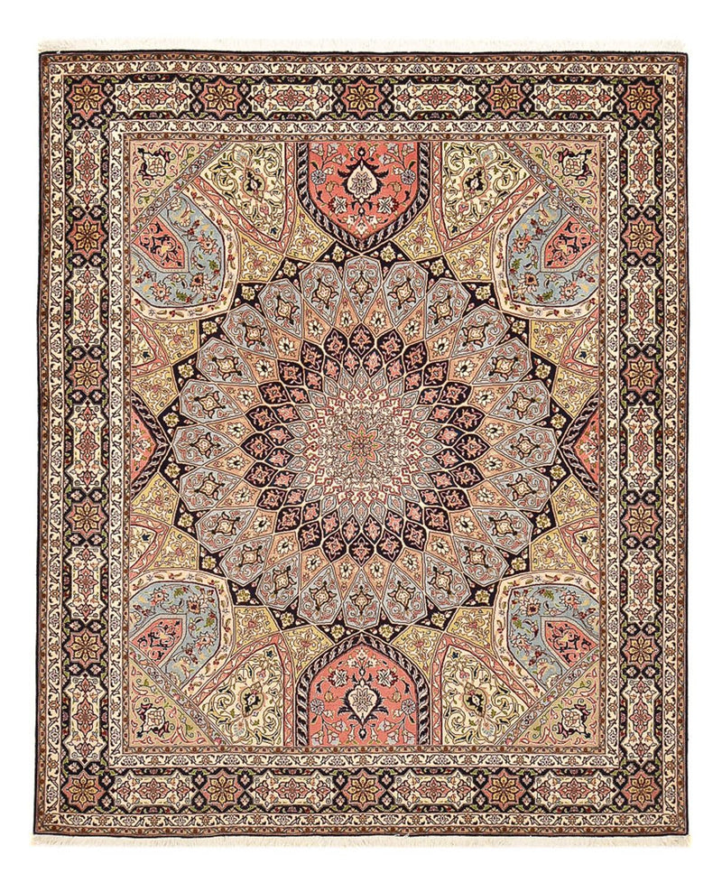 Täbriz - 50 Raj Teppich 204x250cm - Perserteppich - mehrfarbig