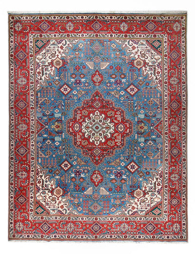 Täbriz - 40 Raj Teppich 312x400cm - Perserteppich - blau
