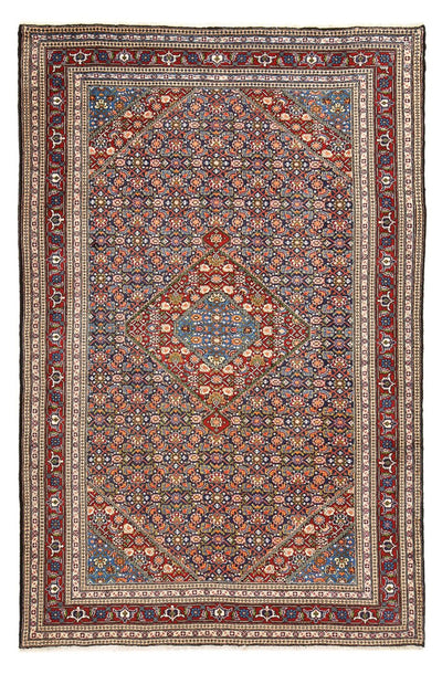 Ardebil Teppich 195x292cm - Perserteppich - bordeauxrot