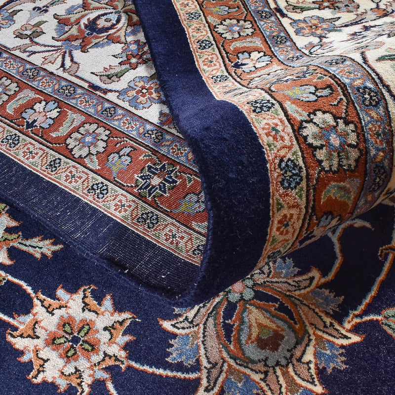 Maschad Teppich 304x384cm - Perserteppich - dunkelblau