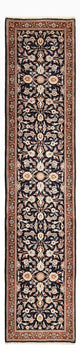 Kaschmar Teppich 77x335cm - Perserteppich - dunkelblau