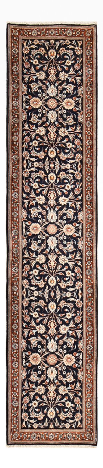 Kaschmar Teppich 77x335cm - Perserteppich - dunkelblau