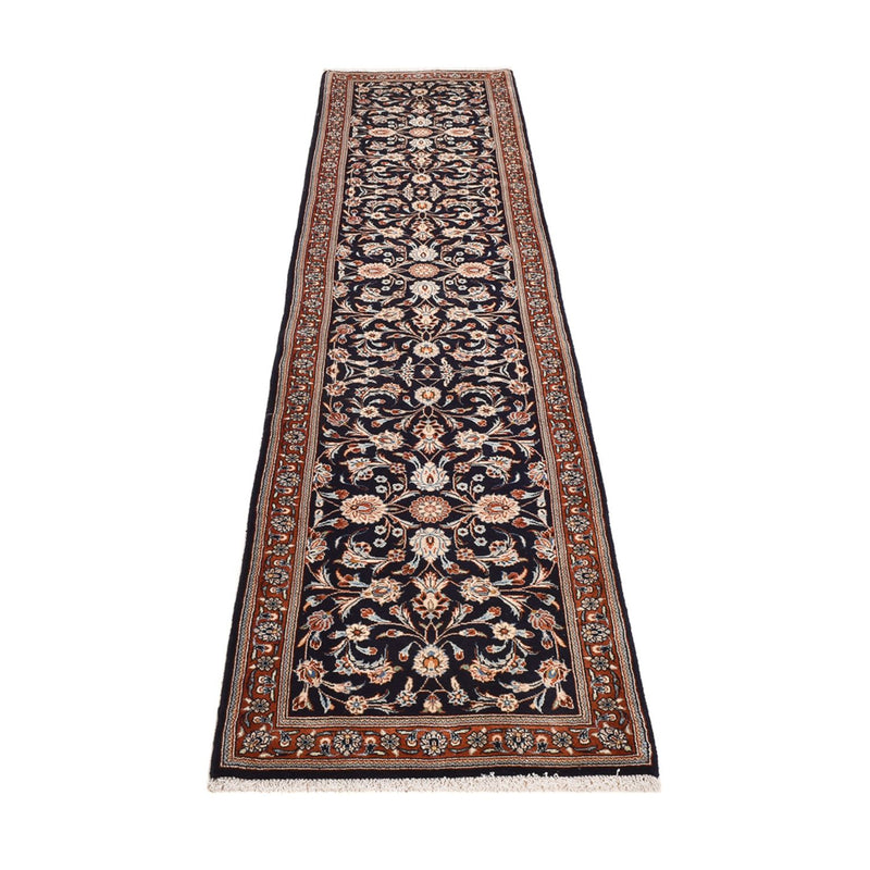 Kaschmar Teppich 77x335cm - Perserteppich - dunkelblau
