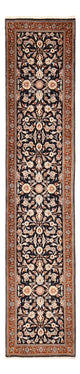 Kaschmar Teppich 74x334cm - Perserteppich - dunkelblau