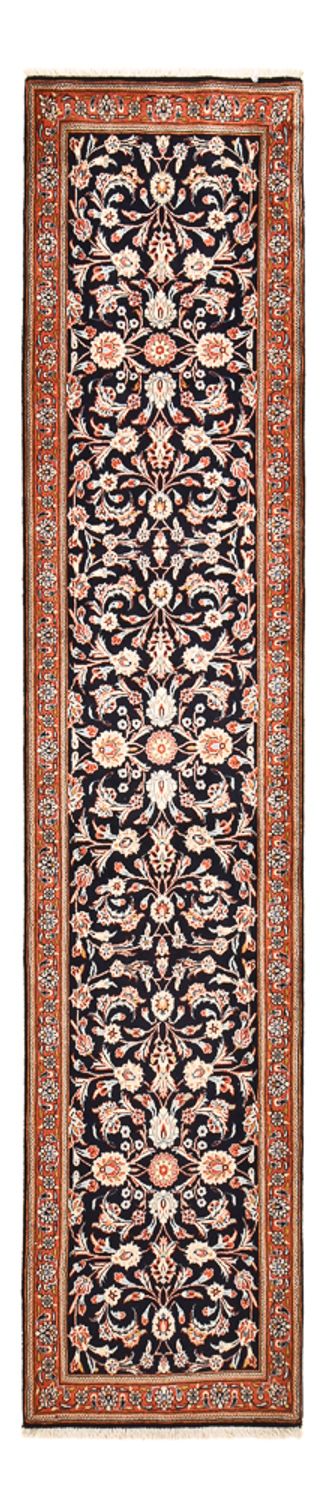 Kaschmar Teppich 78x344cm - Perserteppich - dunkelblau