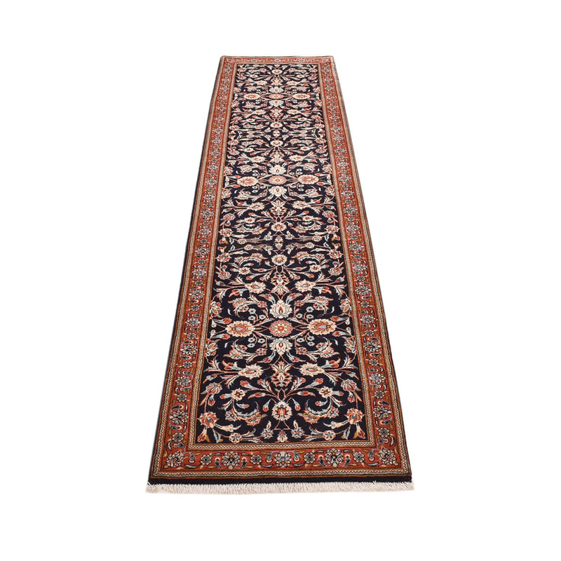 Kaschmar Teppich 78x344cm - Perserteppich - dunkelblau