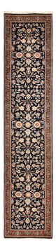 Kaschmar Teppich 74x330cm - Perserteppich - dunkelblau