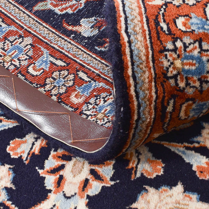 Kaschmar Teppich 74x330cm - Perserteppich - dunkelblau