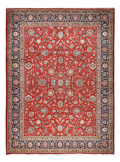 Täbriz - 40 Raj Teppich 301x382cm - Perserteppich - rot