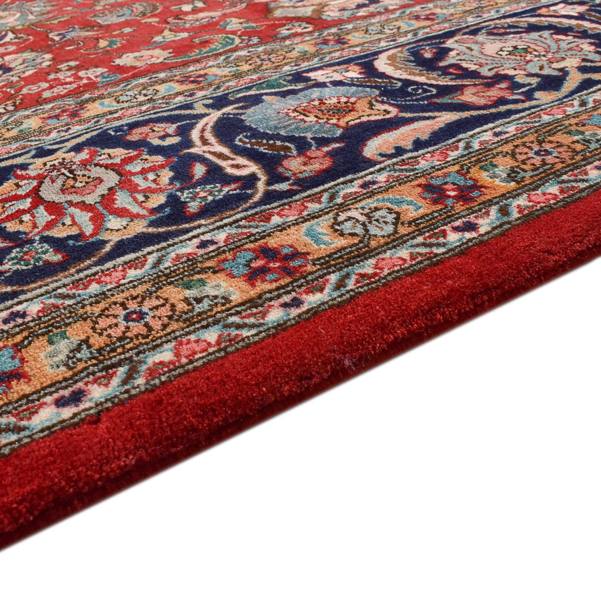 Täbriz - 40 Raj Teppich 301x382cm - Perserteppich - rot
