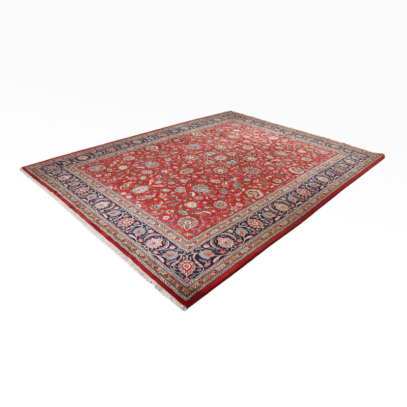 Täbriz - 40 Raj Teppich 301x382cm - Perserteppich - rot
