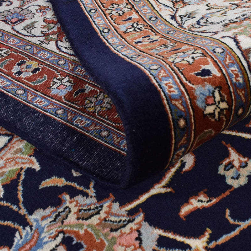 Maschad Teppich 248x340cm - Perserteppich - dunkelblau