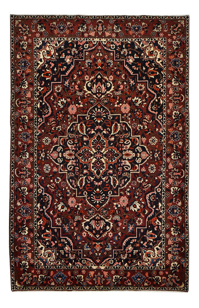 Bachtiar Teppich 207x320cm - Perserteppich - weinrot