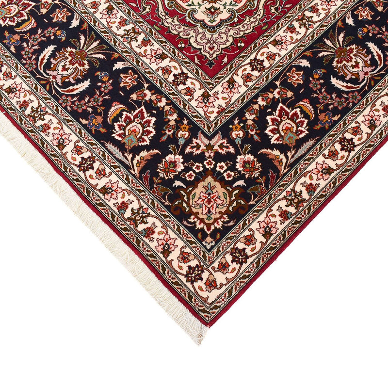 Täbriz - 50 Raj Teppich 249x295cm - Perserteppich - rot
