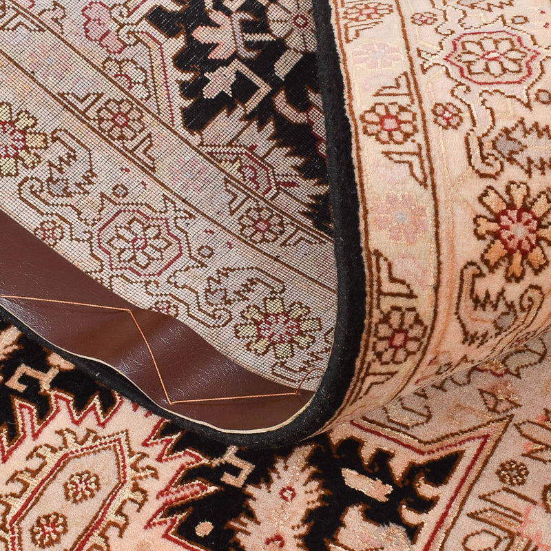 Täbriz - 50 Raj Teppich 80x305cm - Perserteppich - hellbeige