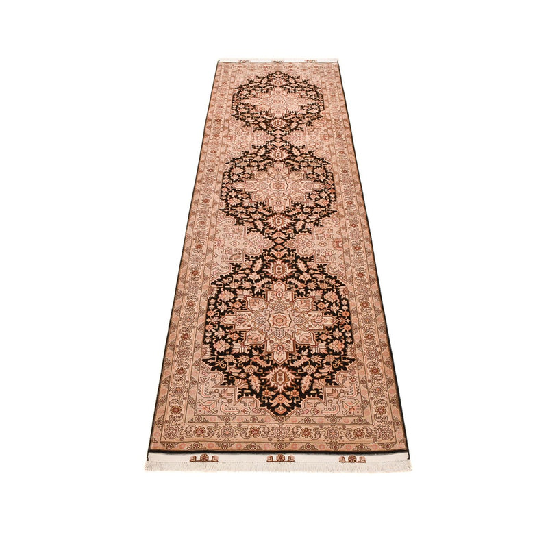 Täbriz - 50 Raj Teppich 80x305cm - Perserteppich - hellbeige