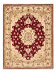 Täbriz - 50 Raj Teppich 148x191cm - Perserteppich - rot