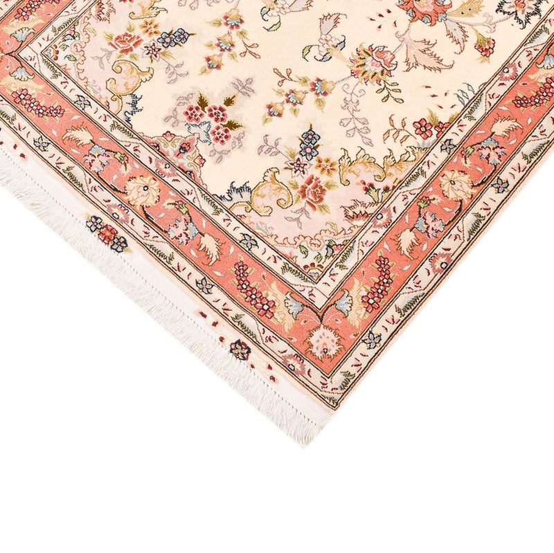 Täbriz - 50 Raj Teppich 80x197cm - Perserteppich - beige