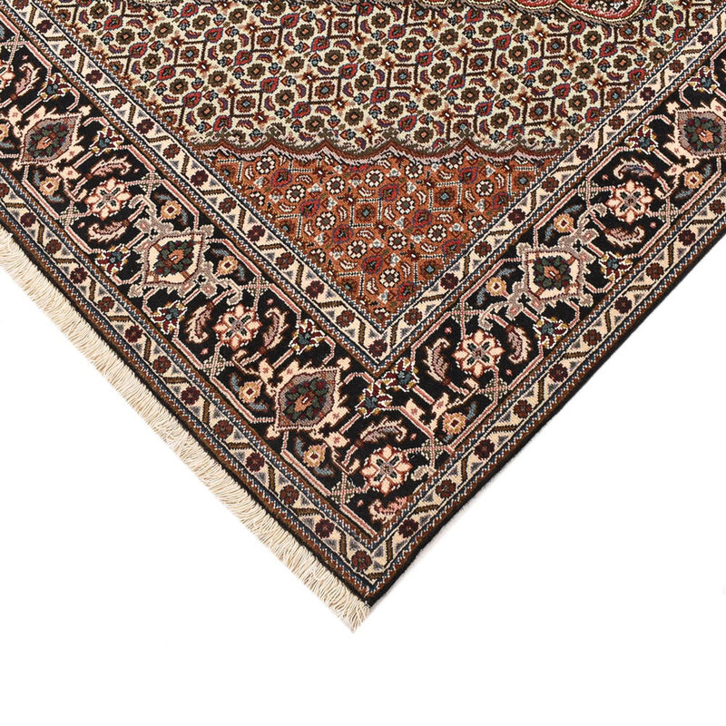 Täbriz - 40 Raj Teppich 198x202cm - Perserteppich - braun