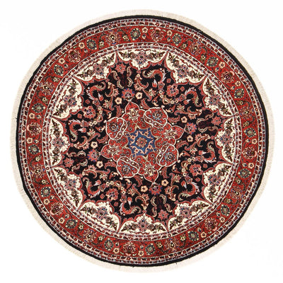 Bidjar - Zanjan Teppich 155x155cm - Perserteppich - dunkelrot