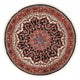 Bidjar - Zanjan Teppich 155x155cm - Perserteppich - dunkelrot