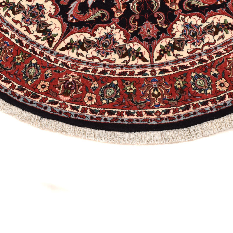 Bidjar - Zanjan Teppich 155x155cm - Perserteppich - dunkelrot