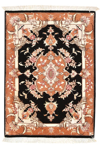 Täbriz - 50 Raj Teppich 60x88cm - Perserteppich - dunkelblau – product image