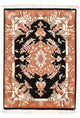 Täbriz - 50 Raj Teppich 60x88cm - Perserteppich - dunkelblau