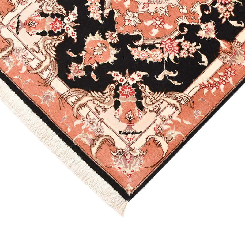 Täbriz - 50 Raj Teppich 60x88cm - Perserteppich - dunkelblau