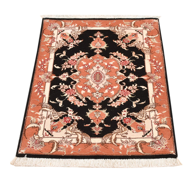 Täbriz - 50 Raj Teppich 60x88cm - Perserteppich - dunkelblau
