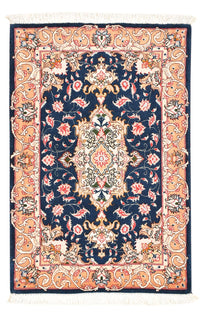 Täbriz - 50 Raj Teppich 59x91cm - Perserteppich - dunkelblau – product image