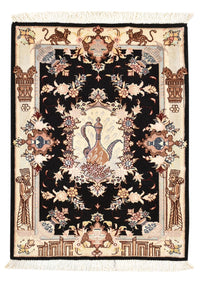 Täbriz - 50 Raj Teppich 60x90cm - Perserteppich - dunkelblau – product image