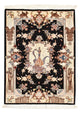 Täbriz - 50 Raj Teppich 60x90cm - Perserteppich - dunkelblau