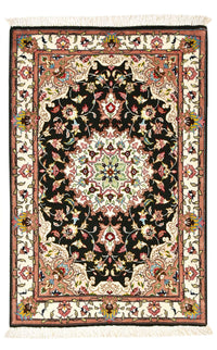 Täbriz - 50 Raj Teppich 60x90cm - Perserteppich - dunkelblau – product image
