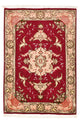 Täbriz - 50 Raj Teppich 60x90cm - Perserteppich - rot